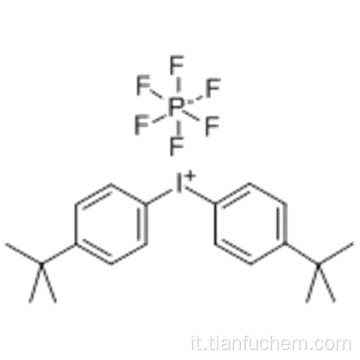 Esafluorofosfato di bis (4-terz-butilfenil) iodonio CAS 61358-25-6